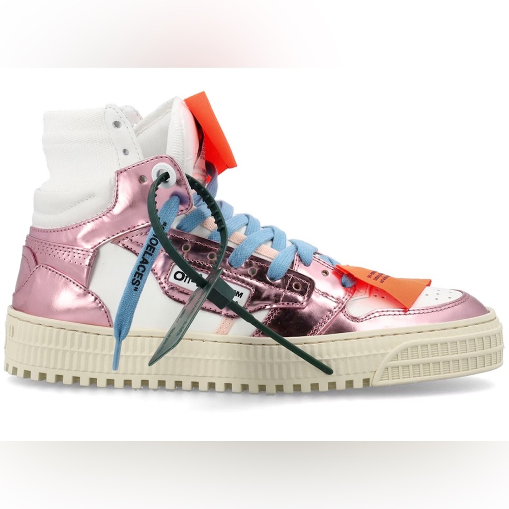 OFF-WHITE Off-Court 3.0 High
White Metallic Pink